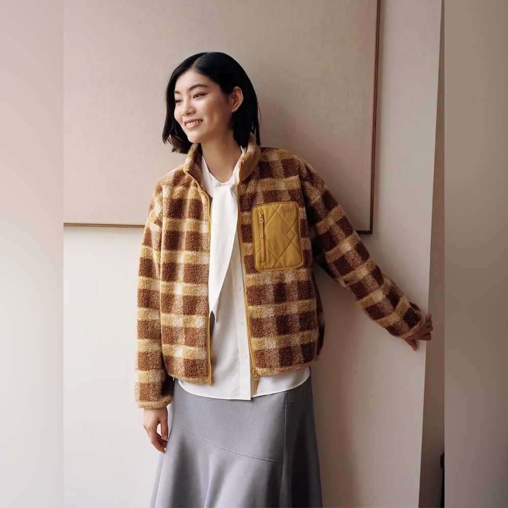 JW Anderson Windproof Outer Fleece Printed Jacket